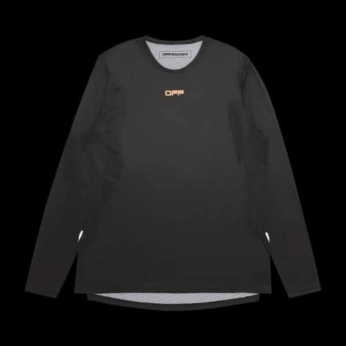 Off-White Active Long-Sleeve Tee 'Black/Orange'
