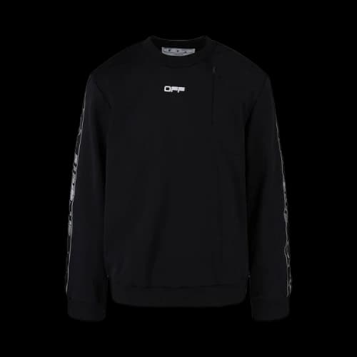 Off-White Logoband Sport Crewneck 'Black'