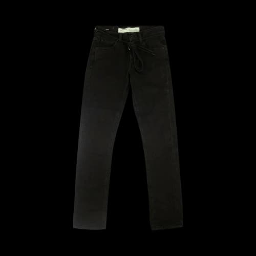 Off-White Belted Jeans 'Black'