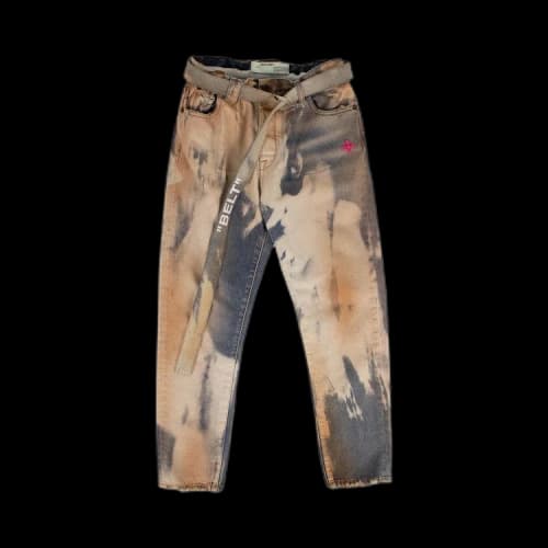 Off-White Extreme Bleach Jeans 'Blue'