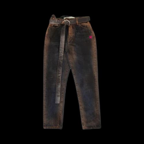 Off-White Rusted Cropped Denim Pants 'Blue'