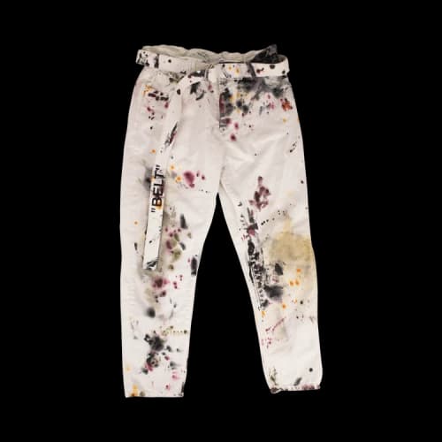 Off-White Paint Splash Jeans 'White'