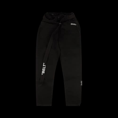 Off-White Slim Low Crotch Belt Jeans 'Black'