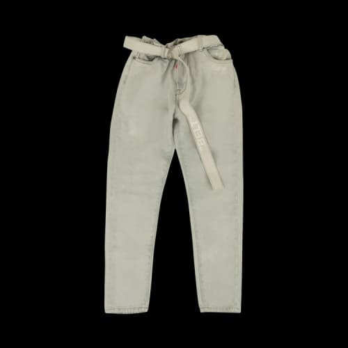 Off-White Washed Belted Low Crotch Jeans 'Washed'