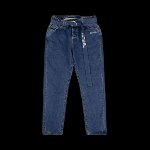 Off-White Belted Skinny Denim Jeans 'Blue'