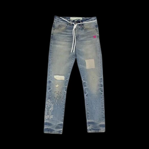 Off-White Denim Slim Fit Jeans 'Blue'