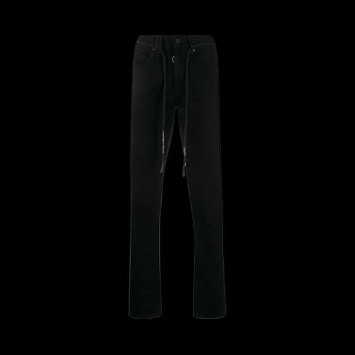 Off-White Slim Bleached Jeans 'Black'