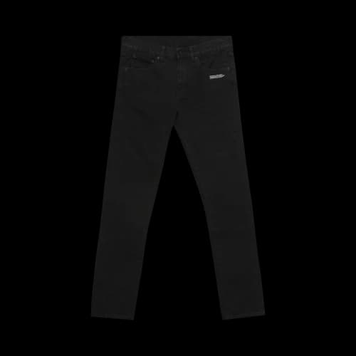 Off-White Diag Pocket Slim Jean 'Black/White'