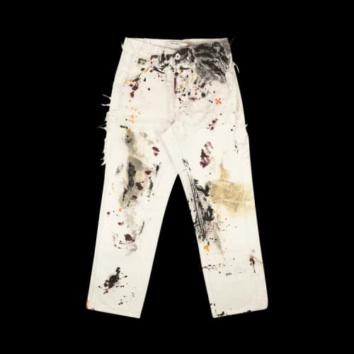 Off-White Paint Splatter Jeans 'White'