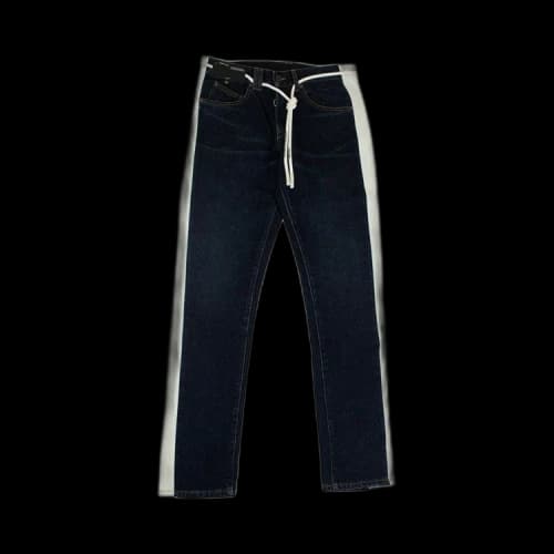Off-White Belted Slim Fit Jeans 'Blue'