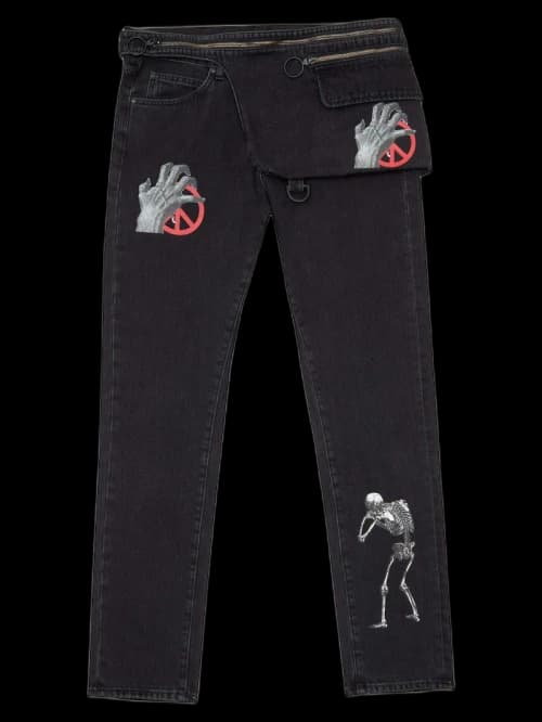 OFF-WHITE x Undercover Slim 5 Pockets Jeans Black
