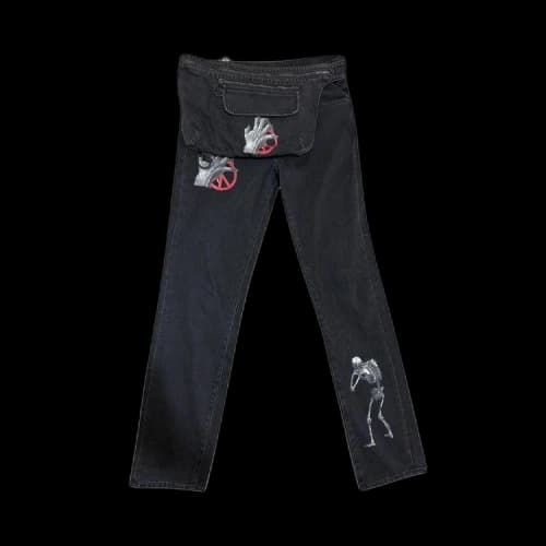 Pre-Owned Off-White x Undercover Hand Jeans with Saddle 'Black'