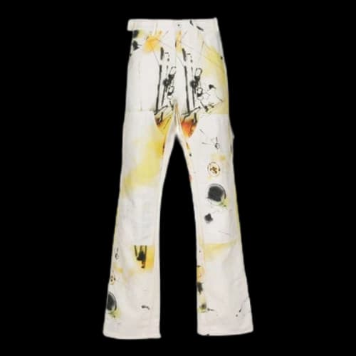 Off-White SS22 Printing Straight Casual Pants/Trousers Loose Fit