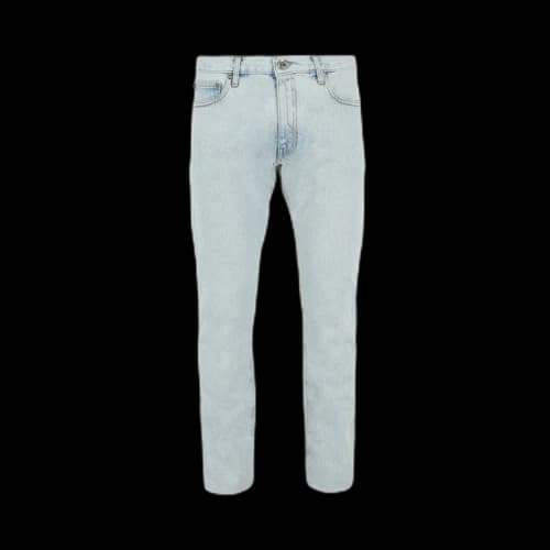 Off-White Diag Tab Slim Jeans 'Bleach Blue'