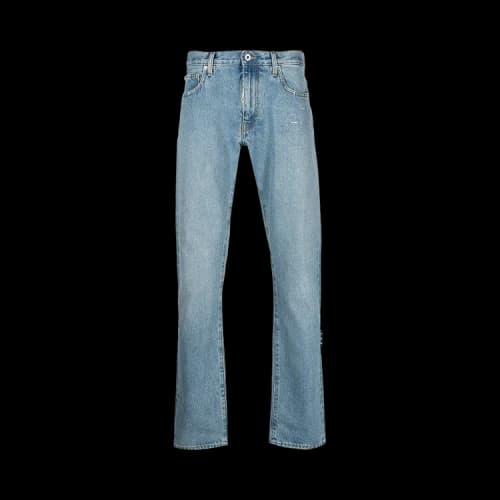 Off-White Cut Here Slim Jeans 'Cobalt Blue/White'