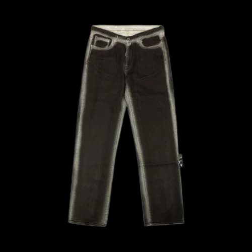 Off-White Embroidered Diag Jeans 'Black'