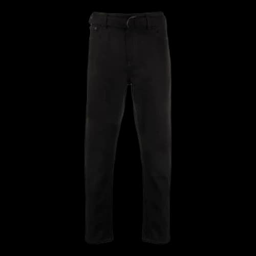 Off-White SS22 Solid Color High Waist Straight-Leg Casual Pants/Trousers Black