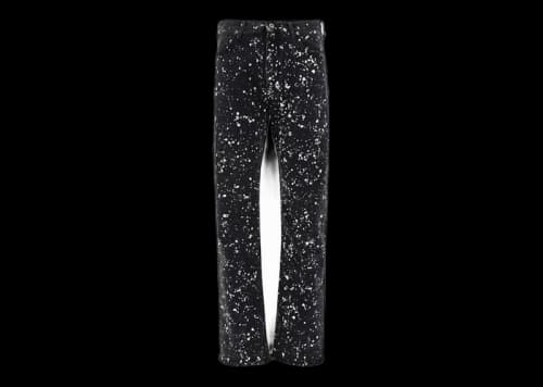OFF-WHITE Paint Relax Fit Jeans Black
