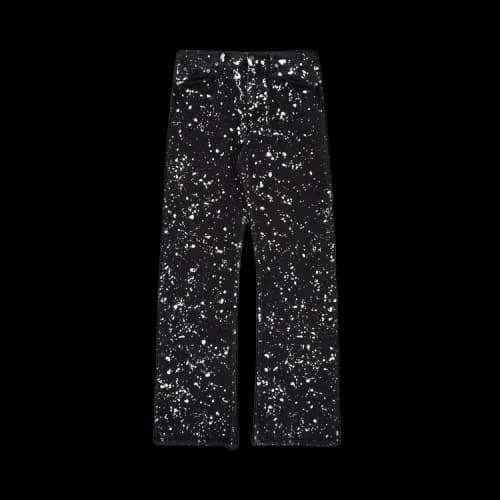 Off-White Paint Relax Slim Jeans 'Black'