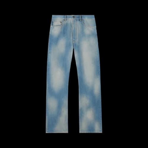 Off-White Diagonal Raw Patch 90s Skate Jeans 'Dirty Blue'