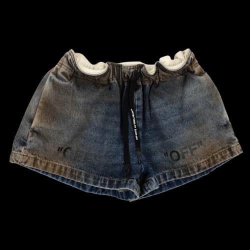 Off-White Denim Shorts 'Blue'