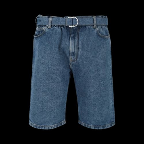 Off-White Belted Denim Shorts