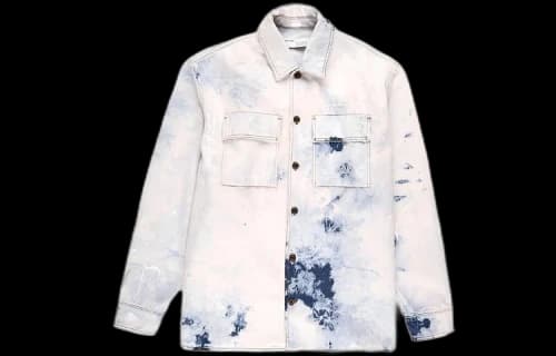 Off-White Arrow Over Denim Shirt 'Extreme Bleach'
