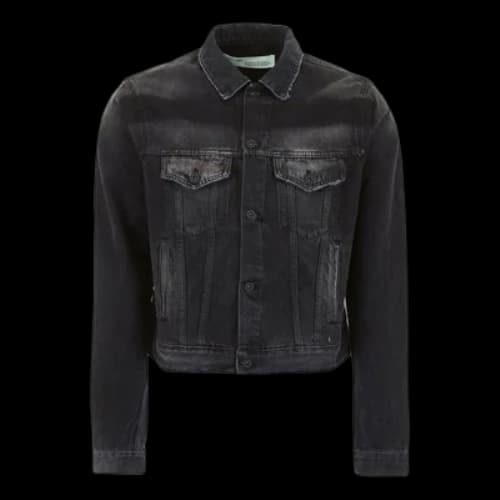 Off-White Off White Impressionism Denim Jacket 'Black'