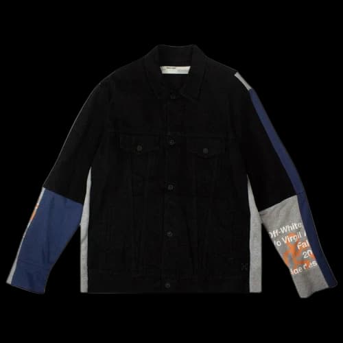 Off-White Paneled Jacket 'Black'