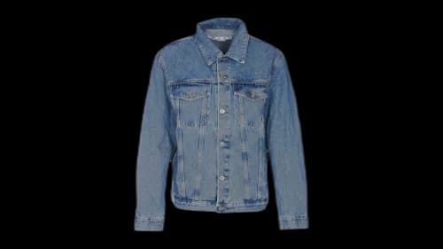 OFF-WHITE Skate Fit Blue Jacket Blue