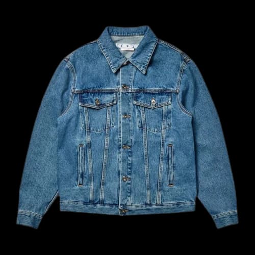 OFF-WHITE Skate Denim Jacket Medium Blue