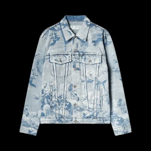 Off-White Skate Denim Jacket 'Azzurro'