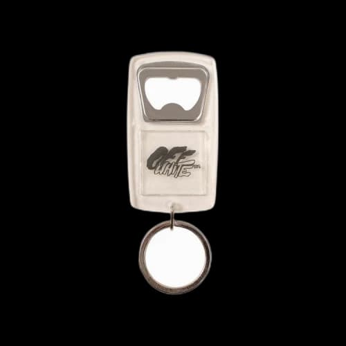 Off-White Bottle Opener Keyring 'Transparent'