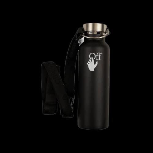 Off-White Logo Water Bottle 'Black'