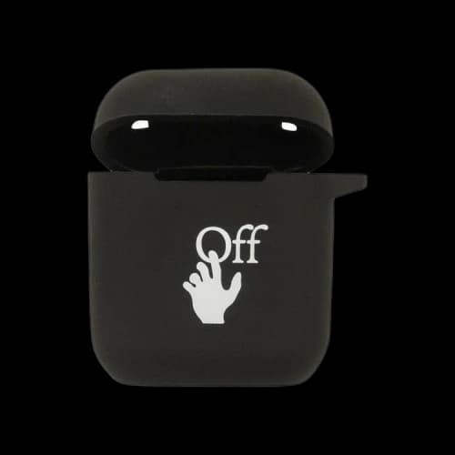 Off-White Silicon Airpod Case 'Black'