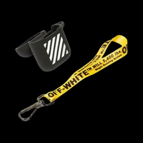 Off-White Diag Airpods Cover 'Black'