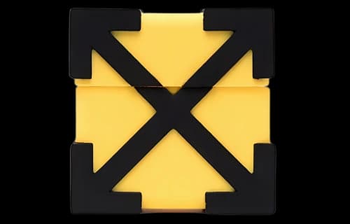 Off-White Arrow Airpods Case 'Yellow/Black'