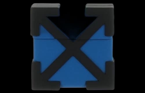 Off-White Arrow Airpods Case 'Blue/Black'