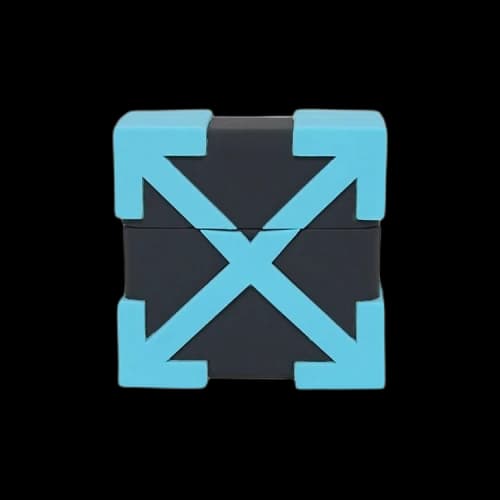 Off-White Arrow Airpods Case 'Cyan Blue'