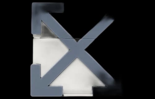Off-White Arrow Airpods Pro Case 'Light Grey'