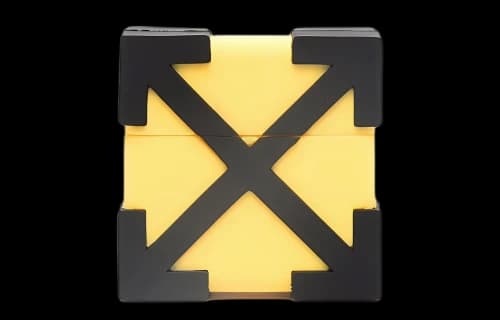Off-White Arrows Airpod Case Yellow/Black