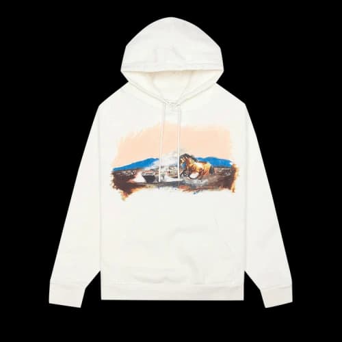 One Of These Days Mustang Hoodie 'Bone'