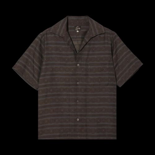 Needles Italian Collar Shirt 'Brown'