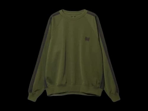 Needles Track Crewneck Olive