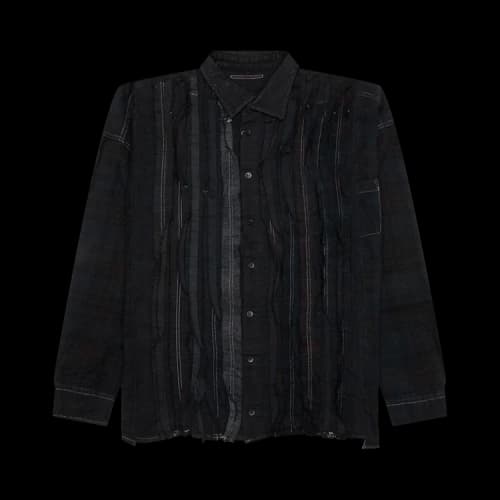 Needles Rebuild By Flannel Shirt 'Black'