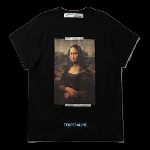 Off-White c/o VIRGIL ABLOH MONALISA SLIM FIT T-SHIRT Mona Lisa Short Sleeve Black