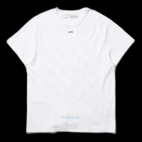 Off-White C O VIRGIL ABLOH OW Blue Short Sleeve 'Black White'