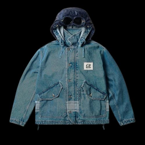 Palace x C.P. Company Denim 14 3/4oz Goggle Jacket 'Denim'