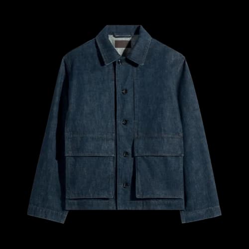 Lemaire Boxy Jacket 'Denim Indigo'