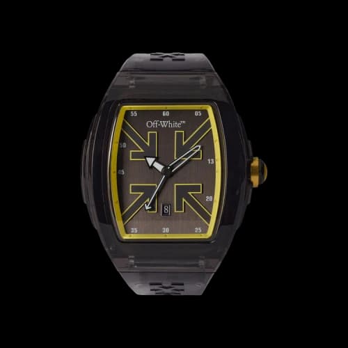 Off-White Beat Synthetic Watch 'Dark Grey'